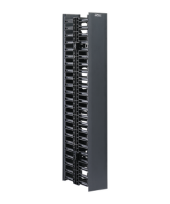 WMPVHC45E - WMPVHC45E-PANDUIT-Organizador Vertical NetRunner, Doble (Frontal y Posterior), para Rack Abierto de 45 Unidades, 6.7in de Ancho, Color Negro - Relematic.mx - WMPVHC45E-p