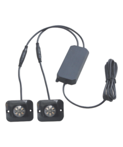 X12BW - X12BW-EPCOM INDUSTRIAL SIGNALING-Par de Lámparas Ultra Brillantes con 6 LEDs cada una, Color Azul/Claro, Ideales para Vehículos Encubierto - Relematic.mx - X12BW-p