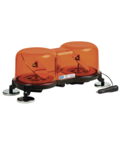 X5280A-MG-ECCO-Mini barra rotativa LED SAE Clase 1, domo color ámbar, montaje permanente