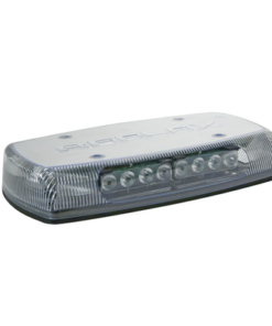 X5590CAB-ECCO-Mini Barra de Luces Ultra Brillante, color domo claro, LED ámbar/azul, Ideal para Seguridad Privada