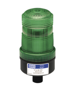 X6267-G-ECCO-Mini baliza de LED color verde montaje permanente SAE Clase III