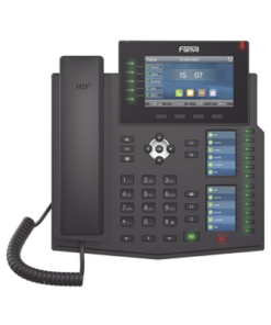 X6U - X6U-FANVIL-Teléfono IP Empresarial con Estándares Europeos, 20 lineas SIP con pantalla LCD a color, 60 teclas DSS/BLF, puertos Gigabit, IPv6, Opus y conferencia de 3 vías, PoE/DC - Relematic.mx - X6U-p