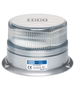 X7160CA-ECCO-Baliza LED: Reflex, 12-24 Vcc, 15 patrones de destello, lente claro, iluminación ámbar 