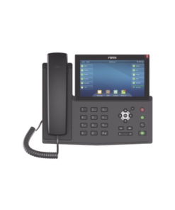 X7-F-FANVIL-Teléfono IP empresarial para 20 lineas SIP, pantalla táctil, Bluetooth integrado para diadema, PoE y hasta 127 botones DSS con doble puerto Gigabit, soporta recepción de video