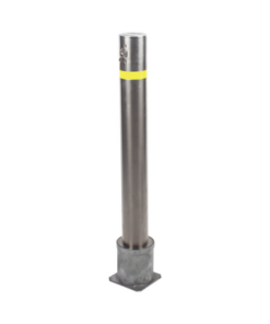 XB-900-FL - XB-900-FL-ACCESSPRO-Bolardo Desmontable de Acero Inoxidable  de 900 mm de Altura /  Ideal para aplicaciones de delimitaciones vehiculares y peatonales - Relematic.mx - XB900FL-p