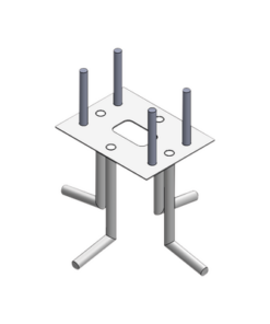 XB-ANCLA - XB-ANCLA-EPCOM INDUSTRIAL-Ancla Para Sujeción al Piso Compatible con Todas las Barreras Vehiculares XB, XBF y XBS - Relematic.mx - XBANCLA-p