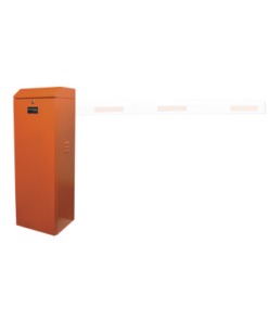 XBS-5000-RN-ACCESSPRO-Barrera vehicular derecha / Soporta brazo de hasta 5.5 m / Final de carrera ajustable por programación / Movimiento fluido / Diseño elegante color naranja