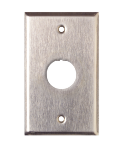 XFP-S-01-SS - XFP-S-01-SS-SIEMON-Placa de Pared Reforzada, de Acero Inoxidable, Para Uso Industrial, de 1 Puerto - Relematic.mx - XFPS01SS-p