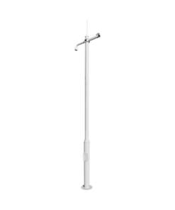 XGAPOLE-3M - XGA-POLE-3M-SYSCOM VIDEO-Poste Seccionado de 3 Metros / Especializado para la Instalación de Videovigilancia / Incluye Base de Cimentación y Brazo para Cámara PTZ / Color Negro - Relematic.mx - XGAPOLE3M-p