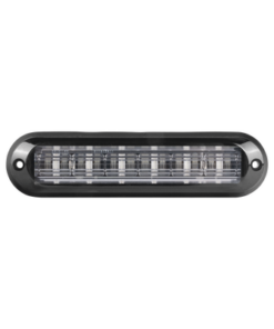 XLT1835R-EPCOM INDUSTRIAL SIGNALING-Luz Auxiliar Ultra Brillante  IP67 de 6 LEDs, Color Rojo, con mica transparente y bisel negro