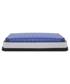 X-LTE-595-B-EPCOM INDUSTRIAL SIGNALING-Luz de advertencia de 6x4", Color Azul, Ideal para Ambulancias