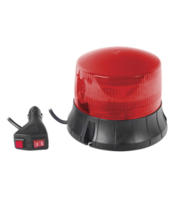 XM-1535-R-EPCOM INDUSTRIAL SIGNALING-Burbuja LED giratoria color rojo, 9 LEDs, montaje magnético