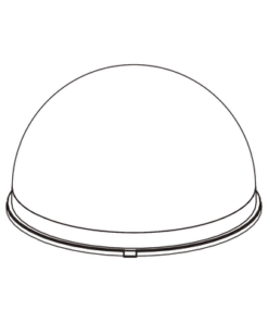Z6309021001A-HANWHA VISION-Burbuja Cristalina para Cámara Domo Wisenet