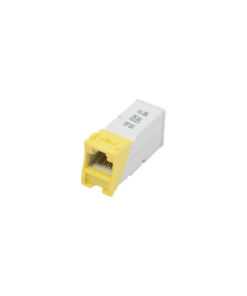Z6A-05 - Z6A-05-SIEMON-Jack Z-MAX Cat6A, UTP, Montaje híbrido en Placa de Pared (Plano y Angulado), Color Amarillo - Relematic.mx - Z6A05-p