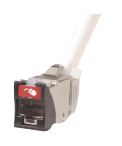 Z6A-45S01 - Z6A-45S01-SIEMON-Jack Z-MAX 45 montaje híbrido a 45 grados ideal para espacios reducidos, Categoría 6A, Blindado, color negro - Relematic.mx - Z6A45S01-p