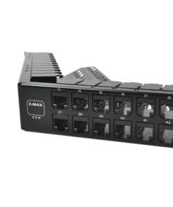 Z6A-PNLA-U48K - Z6A-PNLA-U48K-SIEMON-Patch Panel UTP Z-MAX Categoría 6A, de 48 puertos, Angulado, 1UR - Relematic.mx - Z6APNLAU48K-p