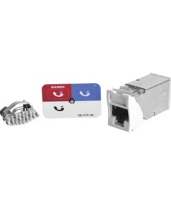 Z6A-S02 - Z6A-S02-SIEMON-Jack Z-MAX Cat6A, Blindado, Montaje híbrido en Placa de Pared (Plano y Angulado), Color Blanco - Relematic.mx - Z6AS02-p