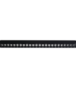 Z6-PNL-24K-SIEMON-Patch Panel UTP Z-MAX de 24 Puertos, Precargado con Jacks Categoría 6, Plano, 1UR