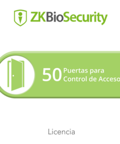 ZK-BS-AC-50-ZKTECO-Licencia para ZKBiosecurity permite gestionar hasta 50 puertas para control de acceso