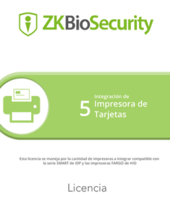 ZK-BS-CP-5-ZKTECO-Licencia para ZKBiosecurity para integracion de 5 impresoras de tarjetas