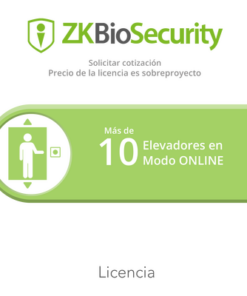 ZK-BS-ELE-ONLINE-PRJ - ZK-BS-ELE-ONLINE-PRJ-ZKTECO-Licencia para Zkbiosecurity para modulo de elevadores para mas de 10 elevadores en modo ONLINE - Relematic.mx - ZKBSELEONLINEPRJ-p