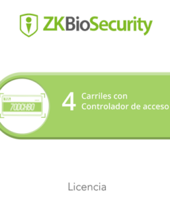 ZK-BS-PARK-AC-4-ZKTECO-Licencia para ZKBiosecurity para modulo de estacionamiento de 4 carriles utilizando controlador de acceso