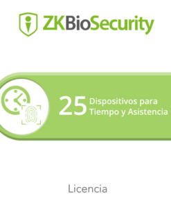 ZK-BS-TA-25-ZKTECO-Licencia para ZKBiosecurity permite gestionar hasta 25 dispositivos para tiempo y asistencia