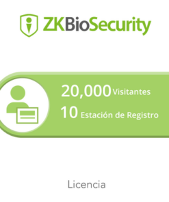 ZK-BS-VIS-P10-ZKTECO-Licencia para ZKBiosecurity permite la gestion de 20 mil visitantes y 10 estaciones de registro