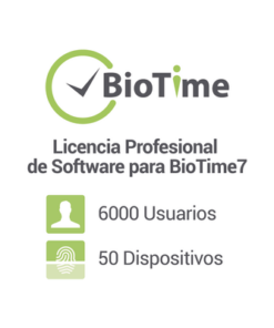ZK-BT7-P - ZK-BT7-P-ZKTECO-Licencia Premium de software para BioTime7 / 50 dispositivos / 6000 empleados / Licencia vitalicia - Relematic.mx - ZKBT7P-p