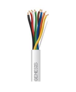 1109-1101-HONEYWELL-Bobina de 305 metros de cable, 22 AWG, 4 pares, de color blanco para aplicaciones de alarmas de intrusión y automatización.