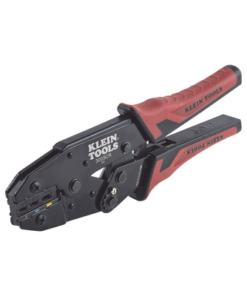 3005-CR-KLEIN TOOLS-Pinza Ponchadora para Terminales con Aislamiento en Cable de Cobre Sólido y Trenzado de 10-22 AWG.