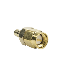 501-1258-ND-SYSCOM-Adaptador Coaxial en Línea, de Conector SMA Macho a SMB Hembra, Oro/ Oro/ Teflón.