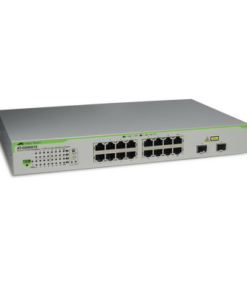 AT-GS950-16-10-ALLIED TELESIS-Switch Gigabit WebSmart de 16 puertos 10/100/1000 Mbps (2 x Combo) + 2 puertos gigabit SFP (Combo)