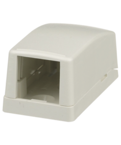 CBX1IW-A-PANDUIT-Caja de Montaje en Superficie, Para 1 Módulo Mini-Com, Color Blanco Mate
