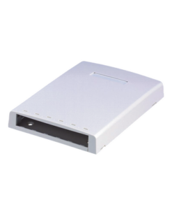 CBXF6WH-AY-PANDUIT-Caja de Montaje en Superficie, Con Accesorio para Resguardo de Fibra Óptica, Para 6 Módulos Mini-Com, Color Blanco