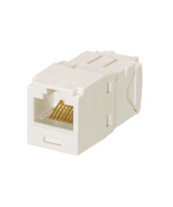 CJ688TGAW-PANDUIT-Conector Jack RJ45 Estilo TG, Mini-Com, Categoría 6, de 8 Posiciones y 8 Cables, Color Blanco Ártico