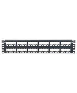 CP48BLY-PANDUIT-Panel de Parcheo Modular Mini-Com (Sin Conectores), Plano, Totalmente Blindado, de 48 Puertos, 2UR