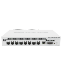 CRS309-1G-8S+IN-MIKROTIK-(CRS309-1G-8S+IN) Switch administrable Sistema Operativo Dual, puerto 1G Rj45, 8 puertos 10G SFP+ para Escritorio
