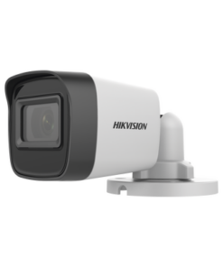 DS-2CE16D0T-ITFS-HIKVISION-AUDIO POR COAXITRON / Bala TURBOHD 2 Megapíxel (1080p) / Gran Angular 106° / Lente 2.8 mm / 30 mts IR EXIR / Exterior IP67 / 4 Tecnologías / dWDR / Micrófono Integrado