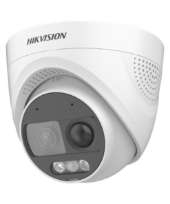 DS-2CE72DF3T-PIRXOS-HIKVISION-Turret TURBOHD 2 Megapixeles (1080p) / Imagen a color 24/7 / Lente 2.8 mm / Luz Blanca 20 mts / Exterior IP67 / WDR 130dB / Sensor PIR / Sirena Integrada / Estrobo ROJO - AZUL / Micrófono Integrado