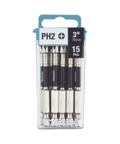 E-01258-MAKITA-Broca Reforzada de 3" Phillips #2 Impact XPS®, Paq. c/15 piezas