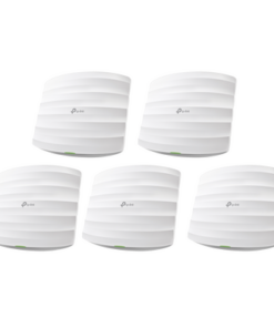 EAP110-KIT-5-TP-LINK-KIT de 5 Puntos de Acceso Omada, 802.11 b/g/n (2.4 GHz), hasta 300 Mbps, alimentación PoE pasivo, para montaje en techo, soporta hasta 50 clientes.