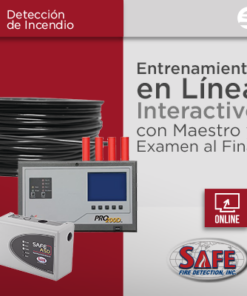 EXPERTASAFE-SAFE FIRE DETECTION INC.-Certificación Virtual de Detección por Aspiración  y Lineal de Temperatura SAFE
