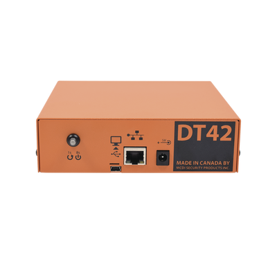 EXTRIUMDT42MV2-MCDI SECURITY PRODUCTS, INC-Receptora de alarmas IP Universal con 1 entrada de linea telefónica, para su central de monitoreo, recepción TCP/IP o GPRS, serie  M2M, paneles de alarma Hikvision, entre otros.