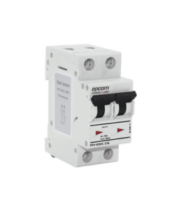 FPV63-EPCOM POWERLINE-Protección Térmica/ Interruptor 2P, 16A,  Corriente Directa  800 Vcc para Aplicación Fotovoltaica Montaje Riel DIN
