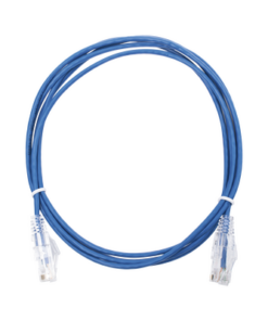 LP-UT6-200-BU28-LINKEDPRO BY EPCOM-Cable de Parcheo Slim UTP Cat6 - 2 Metros (6.56 Pies) Azul Diámetro Reducido (28 AWG)