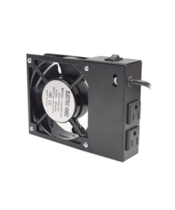 LP-VENT-01-LINKEDPRO BY EPCOM-Ventilador 110 Vca con Clavija para Gabinete de Pared con 2 Tomas de Corriente