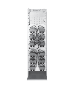 M107-350-8TP-TELEWAVE, INC-Combinador en Panel para Rack 19" 300-400 MHz, 8 Canales (7"Diam.) 250 kHz Sep, 100/150 Watt, N Hembras.