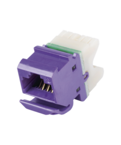MX608-SIEMON-Jack MAX UTP Categoría 6, Estilo 110, Montaje Angulado, Color Violeta