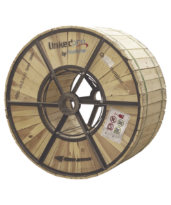 OC-ADSS-48C-S200/4KM-LINKEDPRO BY FIBERHOME-Carrete de 4 Kilómetros de Fibra Óptica Aérea (ADSS) G.652D, Monomodo de 48 Hilos, Exterior, Span 200, Loose Tube